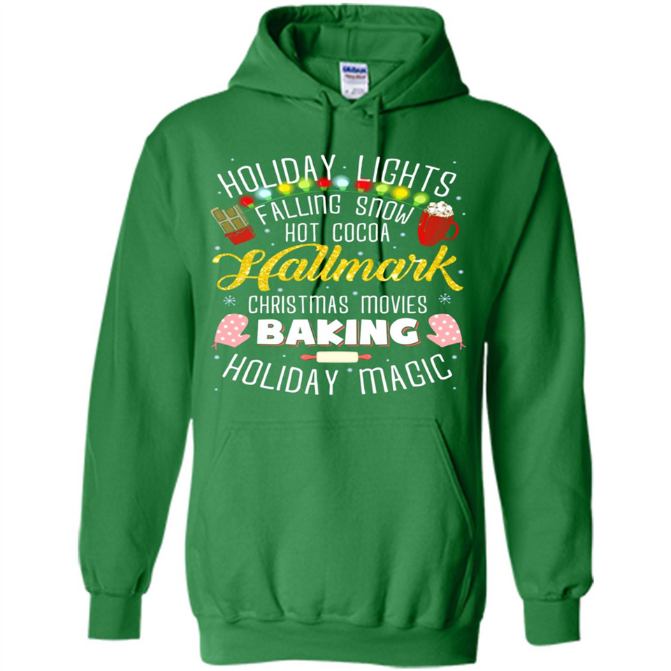 Holiday Lights Falling Snow Hot Cocoa Hallmark Christmas movie