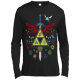 Song of Christmas Time the Legend of Zelda Ugly Sweater Perfect Christmas - Canvas Long Sleeve T-Shirt