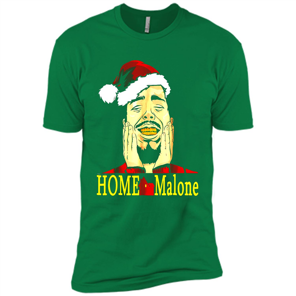 Home Malone Shirt Post Malone Christmas Sweatshirt - Premium Short Sleeve T-Shirt