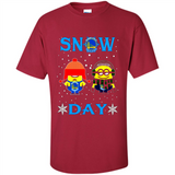 Snow Day Shirt For Golden State Warriors Vs Minion Fans pingpong