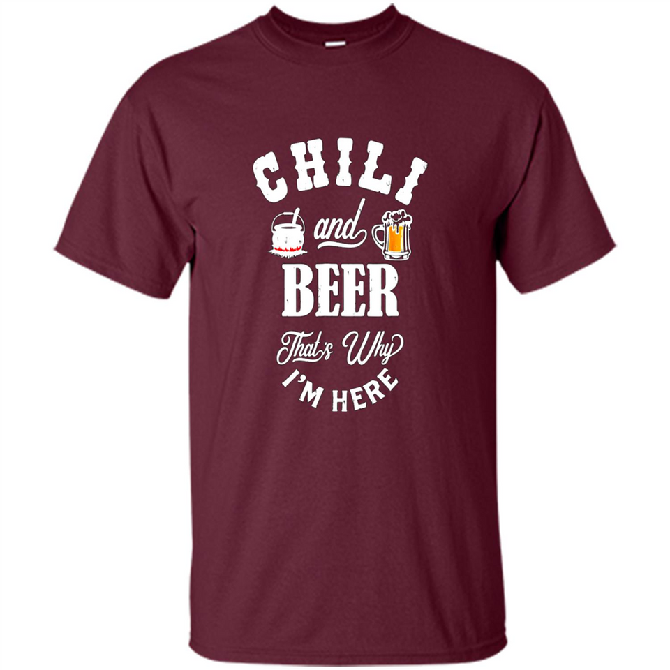 Chili Cookoff Funny T-shirt Chili And Beer - Shirt