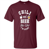 Chili Cookoff Funny T-shirt Chili And Beer - Shirt