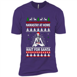Namastay at home and wait for Santa Christmas sweatshirt PINGPONG