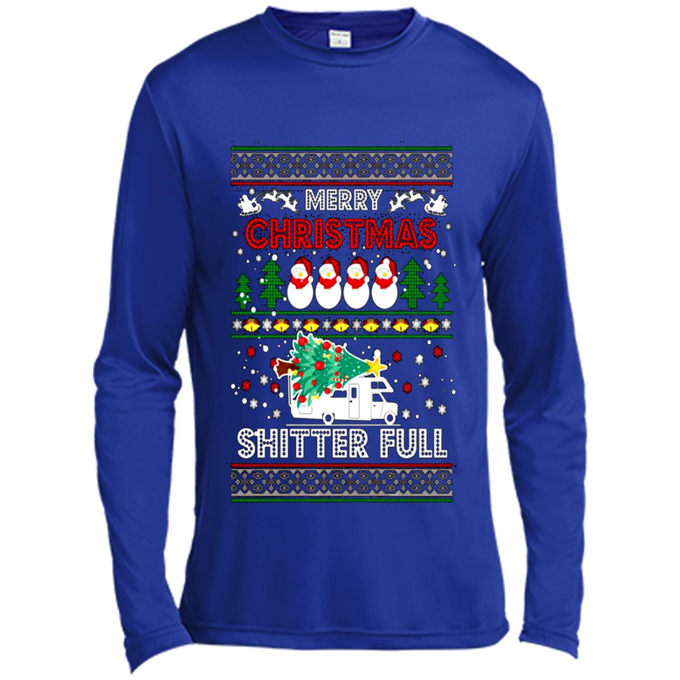 Merry Christmas Shitter Full Christmas Tree Snowman PING PONG
