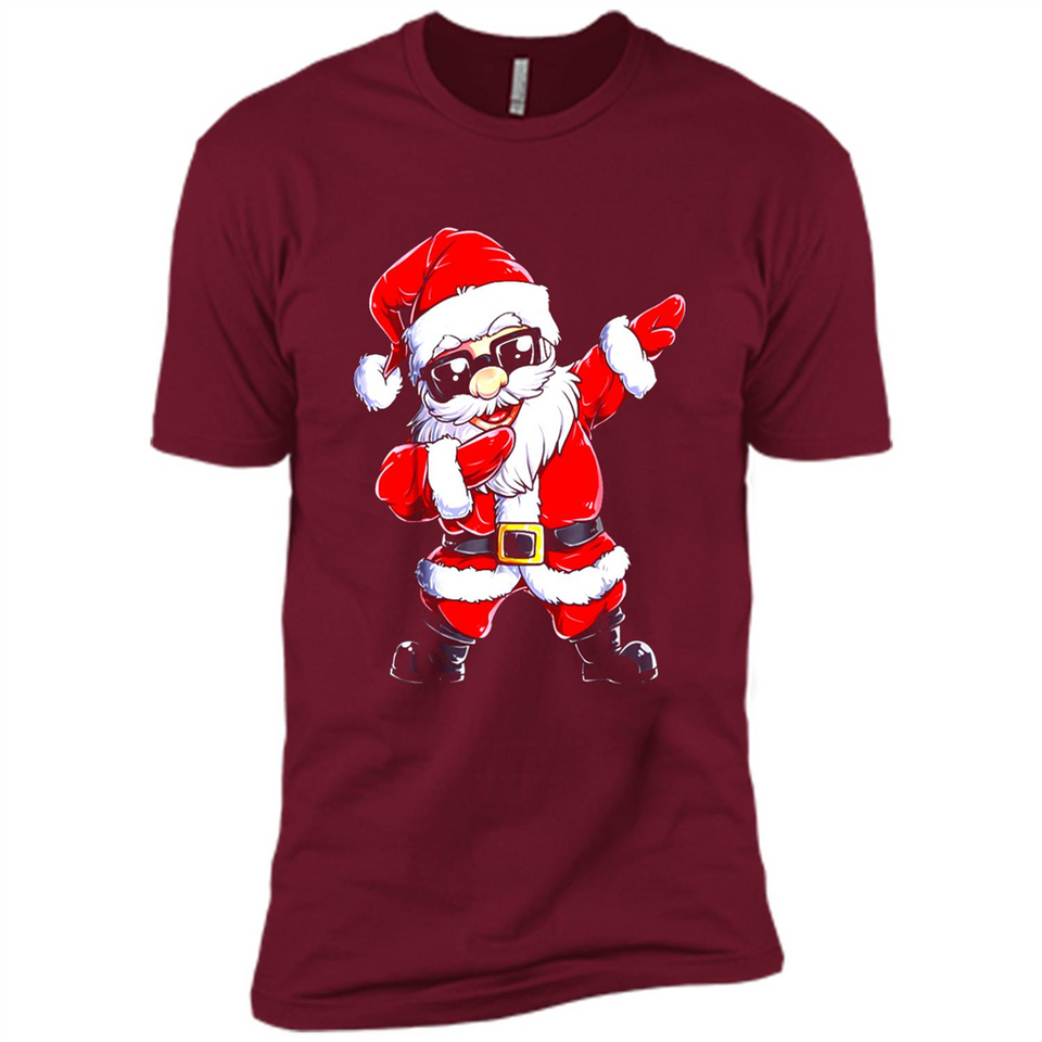 Christmas shirt Dabbing Santa Claus Xmas Gift - Premium Short Sleeve T-Shirt