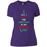 All I want for Christmas is my letter sweater PINGPONG