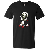 Santa Michael Myers Ho Ho Ho Merry Christmas Sweatshirt - Men's V-Neck