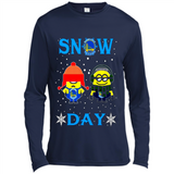 Snow Day Shirt For Golden State Warriors Vs Minion Fans pingpong