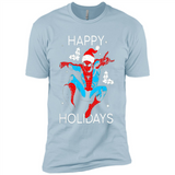 Marvel Spider Man Happy Holidays Santa Christmas Mug PINGPONG - Premium Short Sleeve T-Shirt