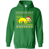 Merry Slothmas Sloth Christmas Sweater PINGPONG - Hoodie