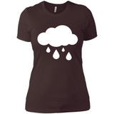 Rain Graphic Funny Black mugs PINGPONG - Ladies' Boyfriend T-Shirt