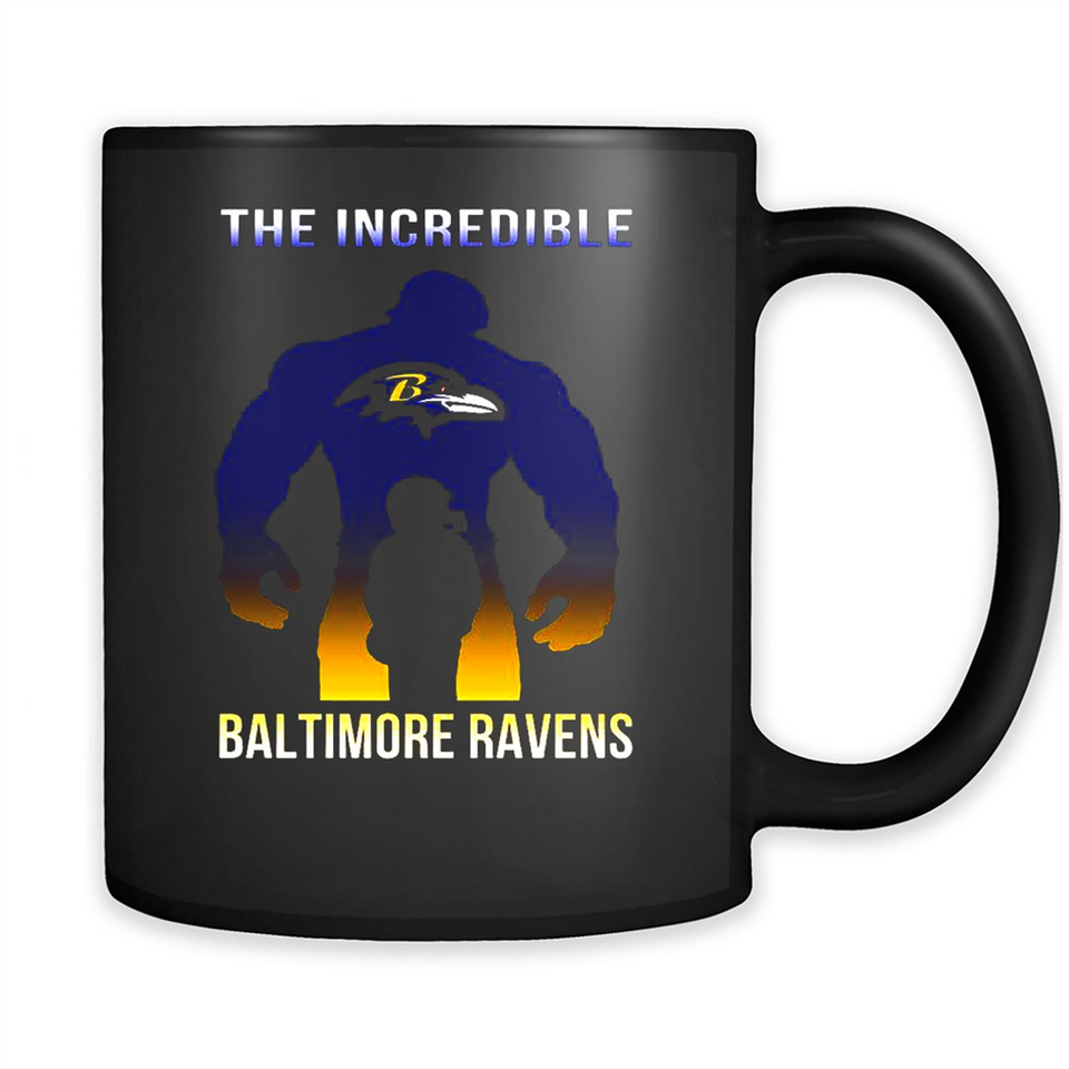 The Incredible Baltimore Ravens Hulk NFL Football