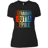 Retro Straight Outta 1982 36 Years Old - Ladies' Boyfriend T-Shirt