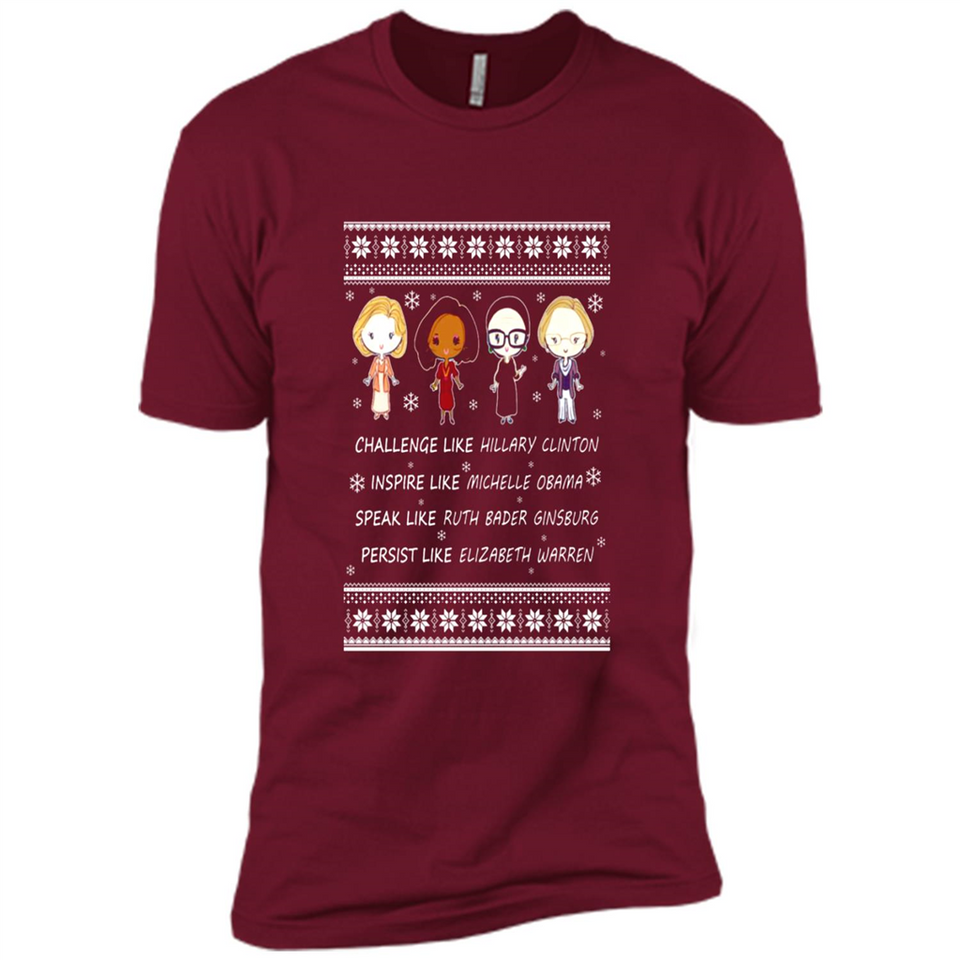 Nasty Women Michelle Hillary Warren Bader Christmas PINGPONG