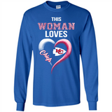 This Woman love Chiefs NFL football team - Long Sleeve T-Shirt
