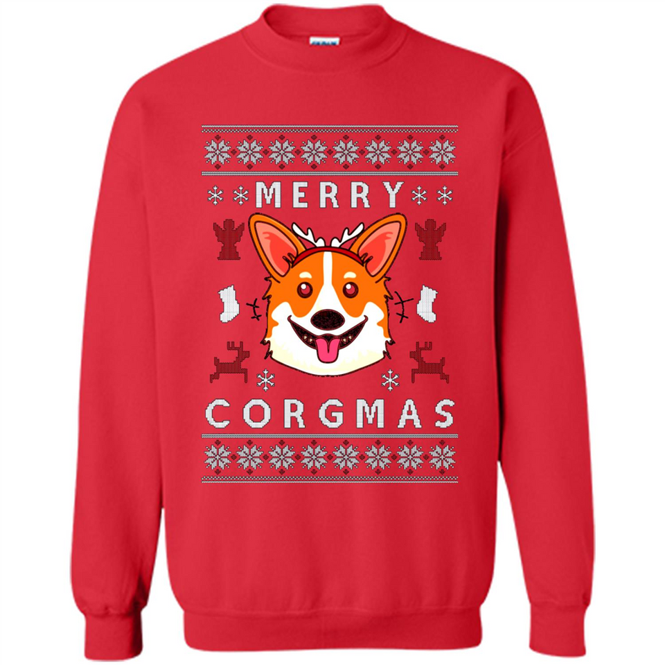 Merry Corgmas Christmas Corgi Christmas Sweatshirt 1 PINGPONG