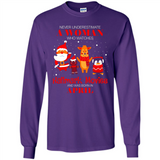 Never Underestimate An April Woman Watches Hallmark Movies Sweatshirt - Long Sleeve T-Shirt