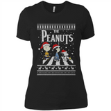 Snoopy Peanuts Ugly Christmas - Ladies' Boyfriend T-Shirt