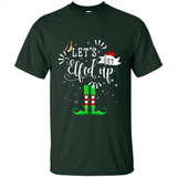 Let's Get Elfed Up Funny Drinking Wine Christmas Elf PINGPONG