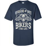 Husband & Wife Biker For Life Couple