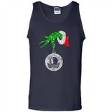 Amazing Dallas Mavericks Glitter Grinch Monogram Ornament Christmas Gift - Tank Top