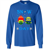 Snow Day Shirt For Dallas Stars Vs Minion Fans pingpong