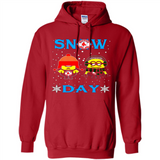 Snow Day Shirt For Boston Red Sox Vs Minion Fans pingpong
