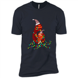 Christmas Lights Sloth Long Sleeve Santa Sloth - Premium Short Sleeve T-Shirt