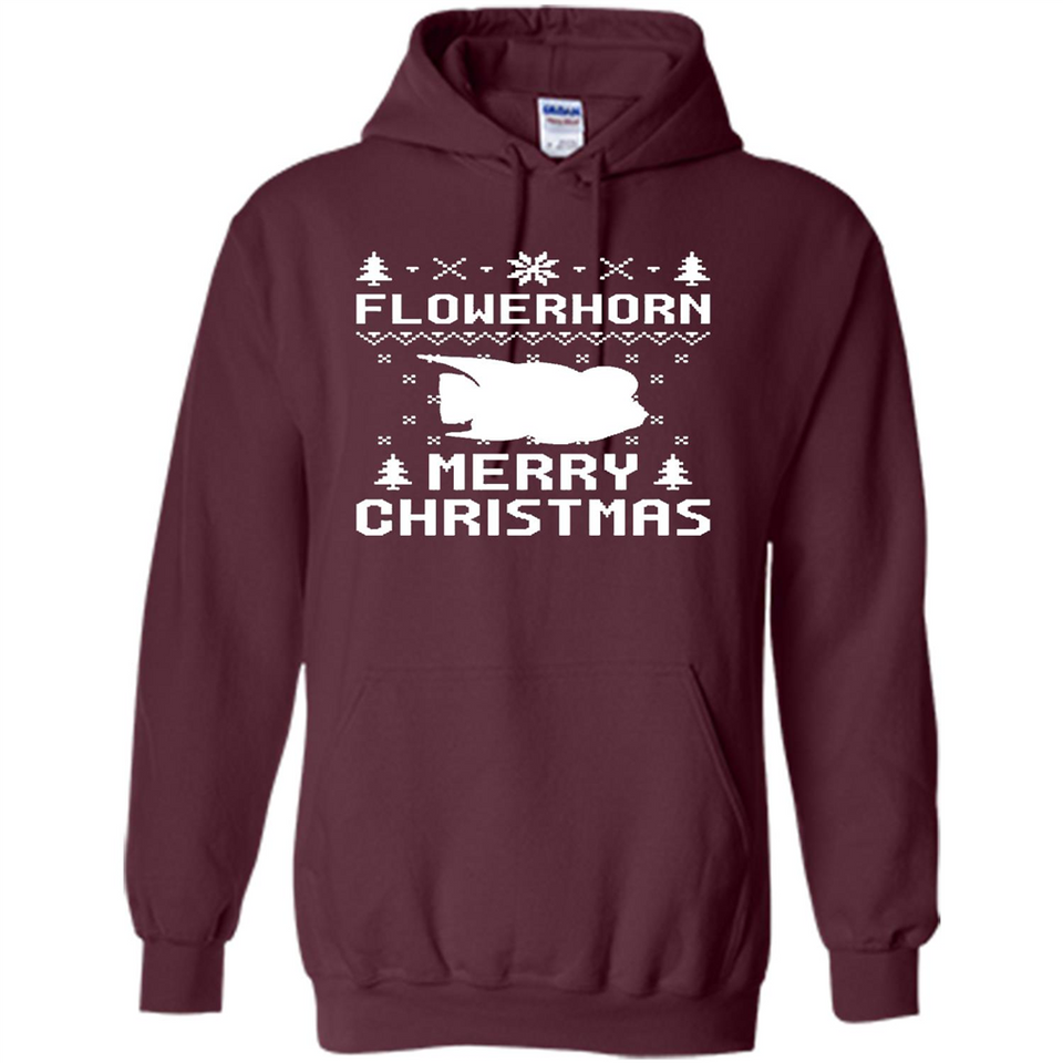 Flowerhorn Christmas T-shirt, Ugly Christmas Sweater - Hoodie