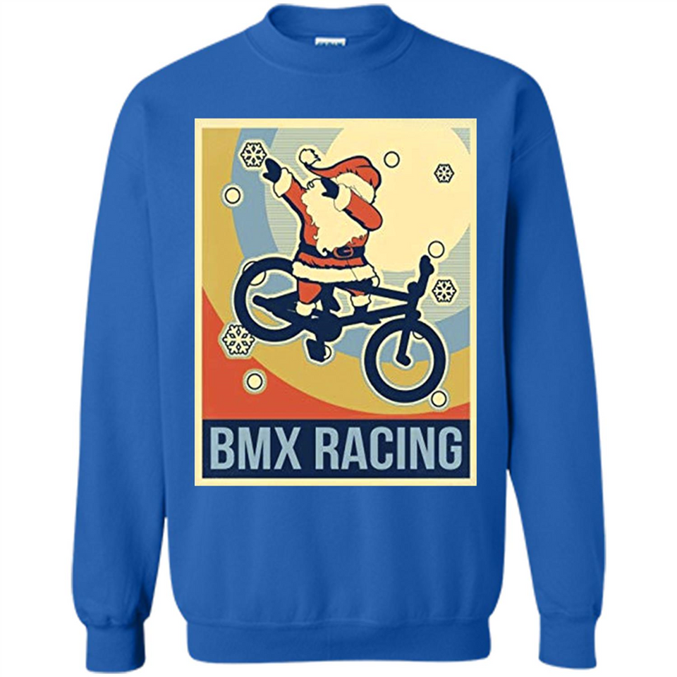 bmx racing dabbing Santa Christmas