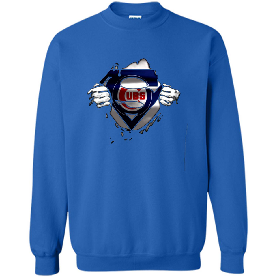 Chicago Cubs And Superman Fans - Sweatshirt