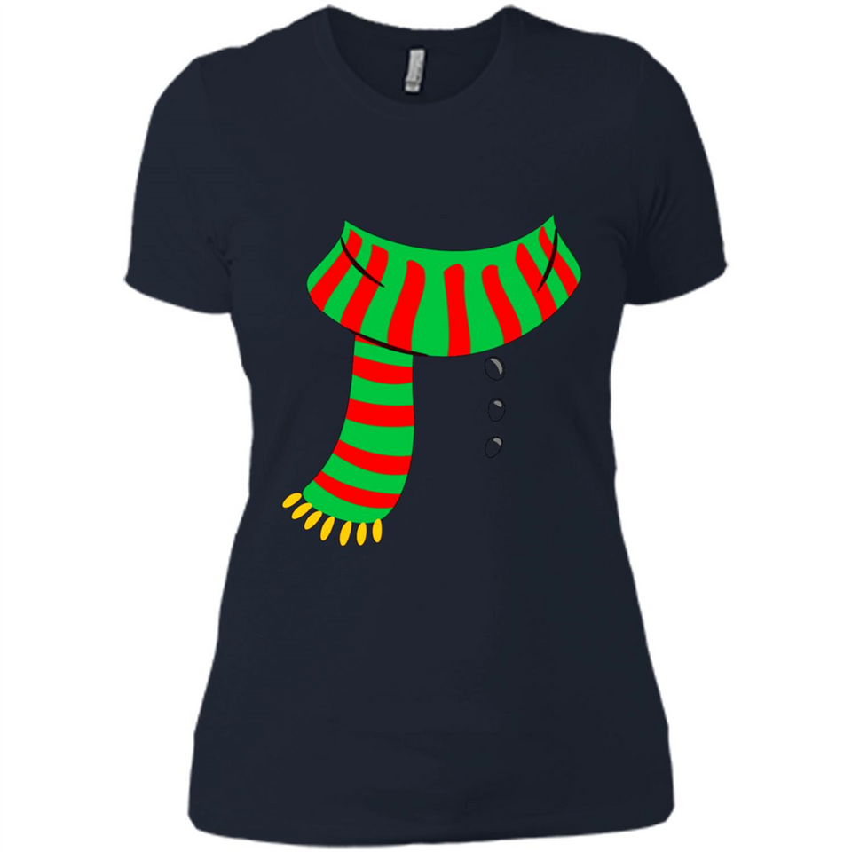 Snowman Scarf Costume T-shirt Christmas