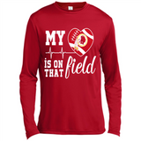 Washington Redskins Football My Heart is on that Field - Canvas Long Sleeve T-Shirt