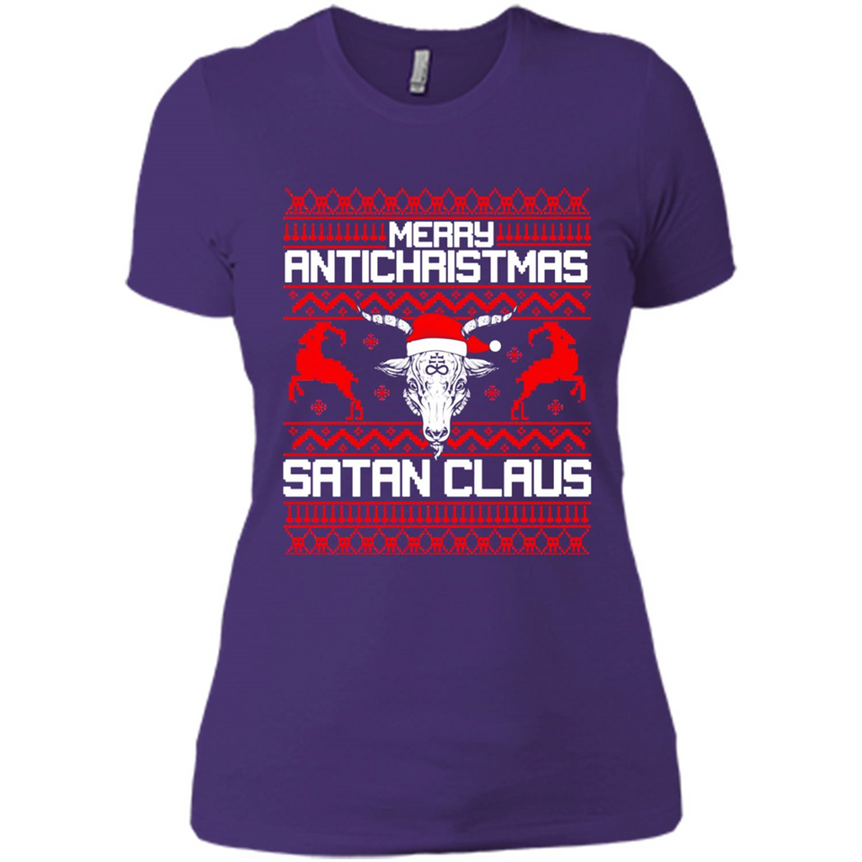 Merry Antichristmas Satan Claus - Ladies' Boyfriend T-Shirt