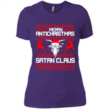 Merry Antichristmas Satan Claus - Ladies' Boyfriend T-Shirt