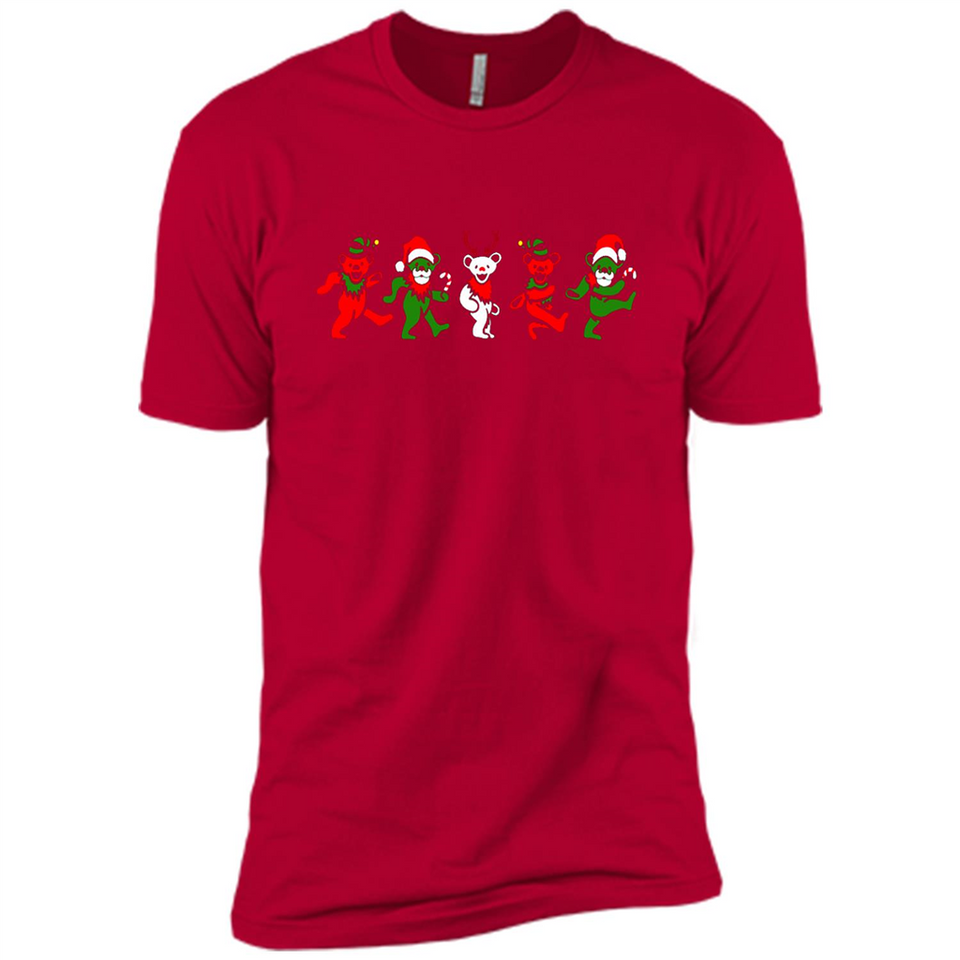 Dancing Bears Dance Christmas For Xmas Sweatshirt - Premium Short Sleeve T-Shirt