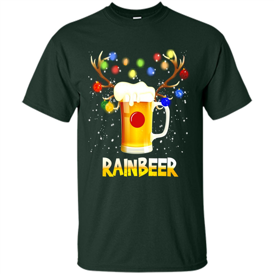 Rainbeer Christmas Reindeer Beer Drinking