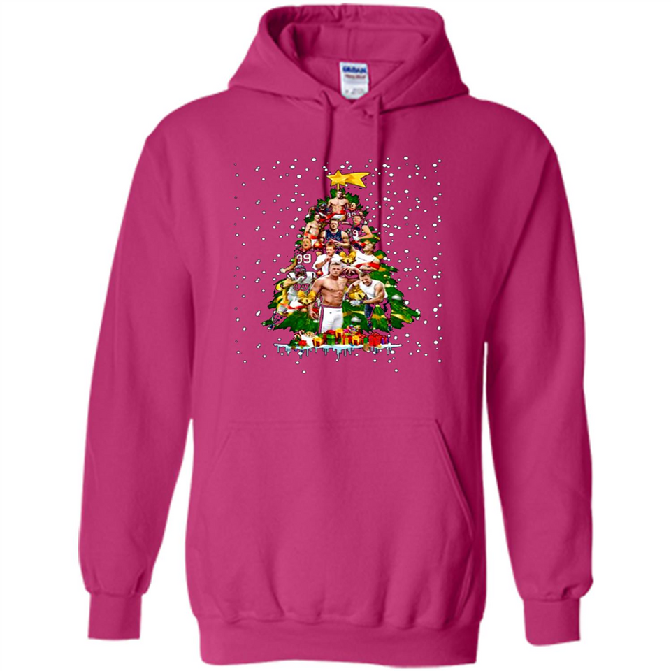 J.J. Watt Christmas Tree ugly sweater PINGPONG