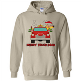 Merry Truck-Mas Christmas Fire Truck Cute Reindeer Sporty - Hoodie
