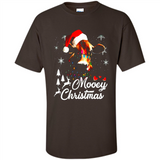 Mooey Christmas Cow Santa Christmas Lover Lights Sweatshirt - Shirt