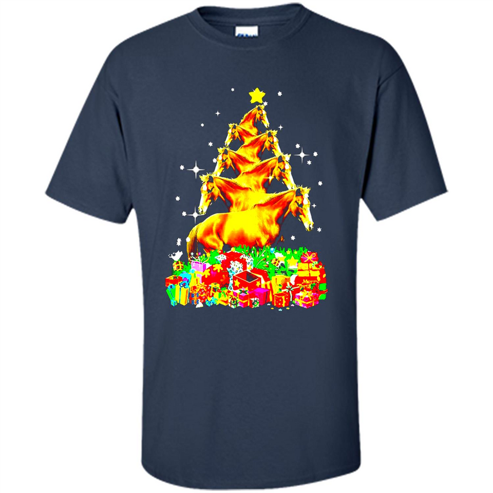 Horse Lover Tees Merry Christmas - Shirt