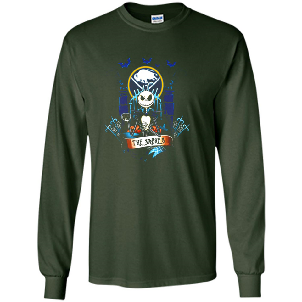 Buffalo Sabres Halloween The Nightmare Before Christmas - Long Sleeve T-Shirt