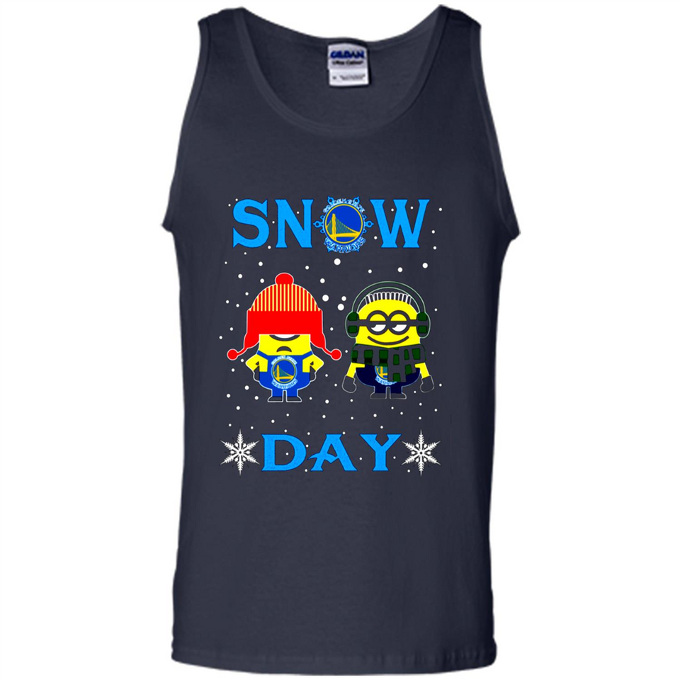 Snow Day Shirt For Golden State Warriors Vs Minion Fans pingpong