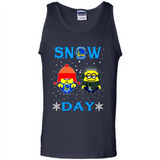 Snow Day Shirt For Golden State Warriors Vs Minion Fans pingpong