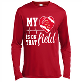 USC Trojans Football My Heart is on that Field - Canvas Long Sleeve T-Shirt