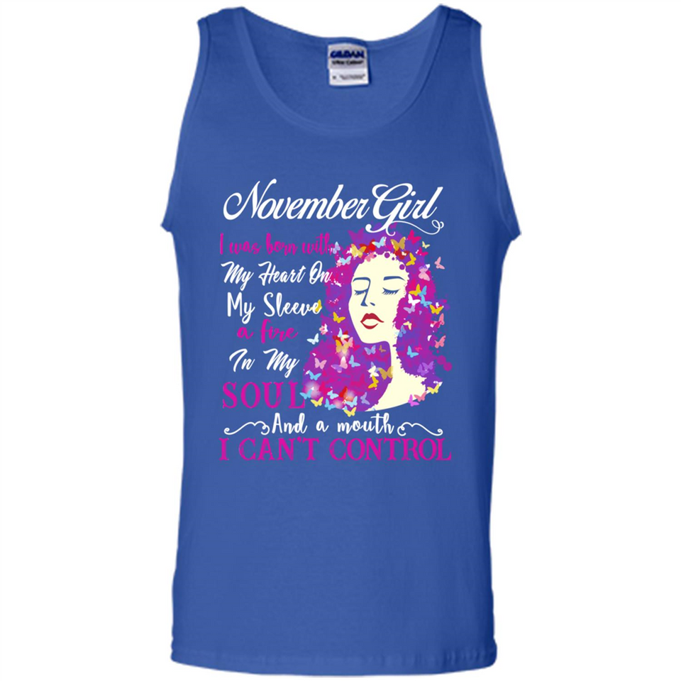 November Butterfly Girl - Tank Top
