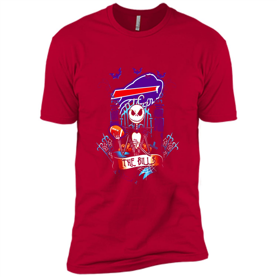 Buffalo Bills Halloween The Nightmare Before Christmas - Premium Short Sleeve T-Shirt