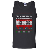Nurse Christmas Deck The Hall Beta Blockers Sweatshirt - Tank Top