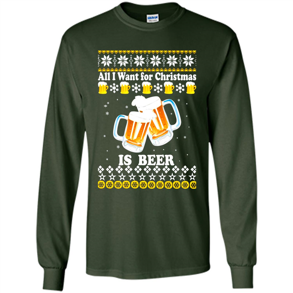 All I want for Christmas is Beer Sweater PINGPONG