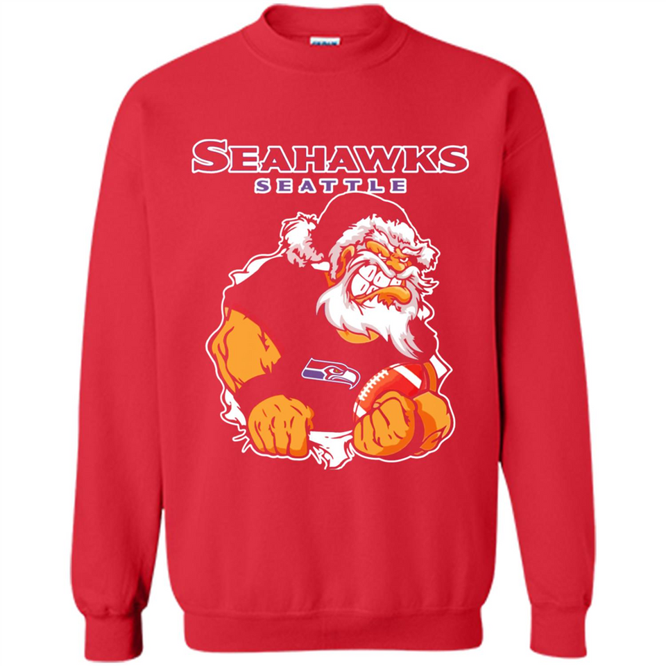 Grumpy Santa Claus Seahawks Seattle Football Team PINGPONG
